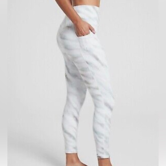 Athleta Salutation Stash Pocket II Printed 7/8 Tight - Picture 7 of 8